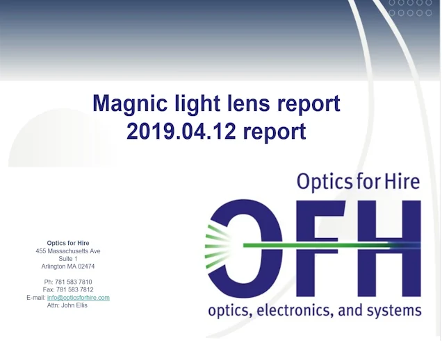 Magnic Lightの光学開発